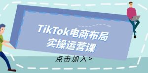 （12156期）TikTok电商布局实操运营课：从新手到精通，成为TikTok带货运营高手