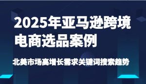 2025年亚马逊跨境电商选品案例-北美市场高增长需求关键词搜索趋势（更新)