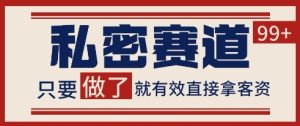小红书某音私密赛道引流获客 自热矩阵日引200+
