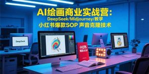 （15480期）AI绘画商业实战营：DeepSeek/Midjourney/教学 小红书爆款SOP 声音克隆技术