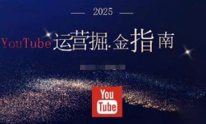 2025油管YouTuBe运营掘金指南，全方位帮你从零搭建油管运营体系
