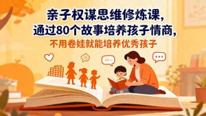 （16455期）亲子权谋思维修炼课，通过80个故事培养孩子情商,不用卷娃就能培养优秀孩子